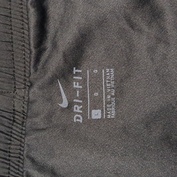 Nike Dri Fit Lined Running Gym Workout Shorts Black Women's Size Large - Picture 6 of 8